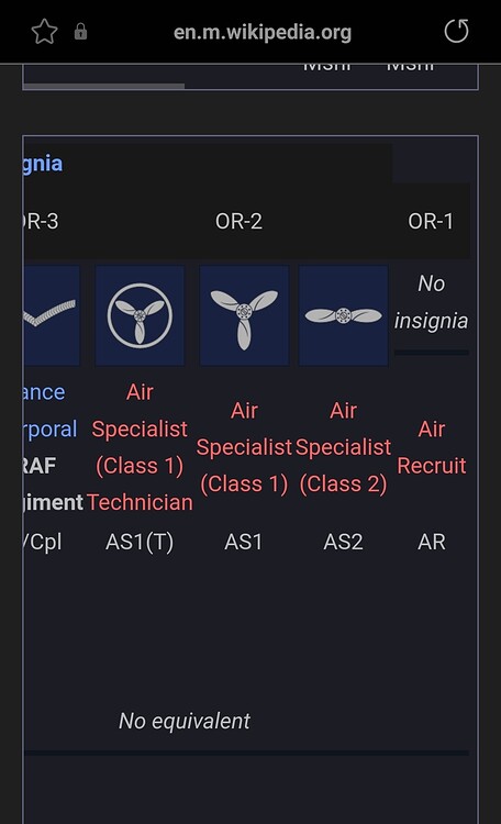 New Air Force Ranks - The Staff Mess - Air Cadet Central