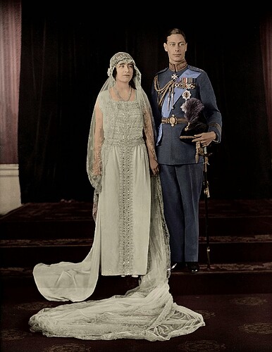 1923 - George VI - Elizabeth-wedding